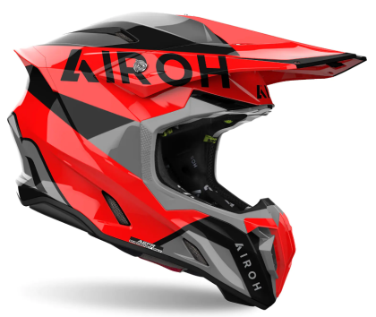 Motocross helmet AIROH TWIST 3 KING RED GLOSS