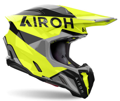 Κράνος Motocross AIROH TWIST 3 KING YELLOW GLOSS