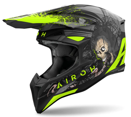 AIROH WRAAAP DARKNESS MATT motocross helmet