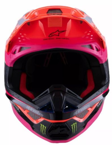 Мотокрос каска ALPINESTARS SM10 Deegan OR/PU/PK