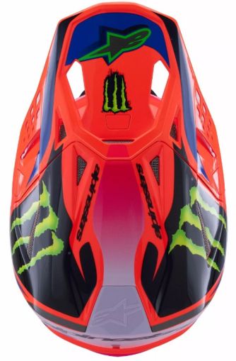 Мотокрос каска ALPINESTARS SM10 Deegan OR/PU/PK