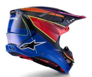 Мотокрос каска ALPINESTARS SM10 ERA BLUE/RED/YL
