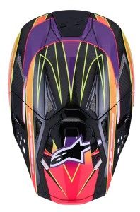 Мотокрос каска ALPINESTARS SM10 ERA PINK/VIO/YL