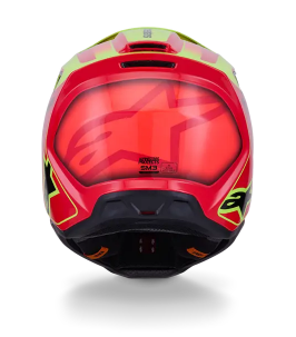 Мотокрос каска ALPINESTARS SM3 FRAY RED/YELLOW/BLACK