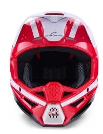 Мотокрос каска ALPINESTARS SM3 HEAT RED/WH/BLK