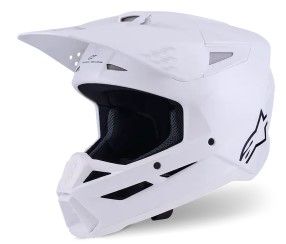 Мотокрос каска ALPINESTARS SM3 WHITE-GLOSS