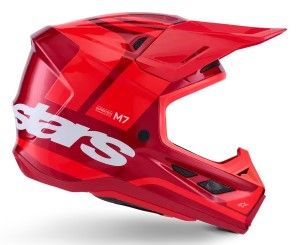 Мотокрос каска ALPINESTARS SM7 CORE RED-GLOSS