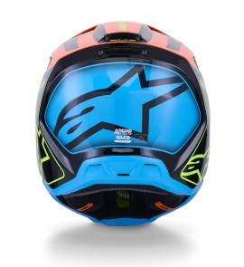 Cască Motocross ALPINESTARSSM3 FRAY NEGRU/PORTOCALIU/GALBEN