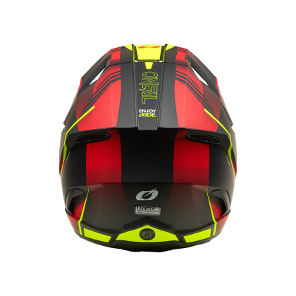 Мотокрос каска O'NEAL 3SERIES HAZE BLACK/RED/NEON YELLOW V.26