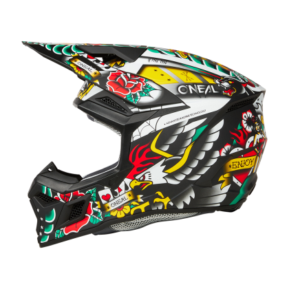 Casca Motocross O'NEAL 3SERIES INKED MULTI
