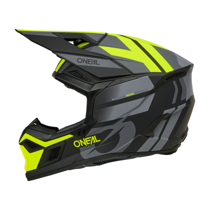 Cască motocross O'NEAL 3SERIES RIDE NEGRU/GRI/GALBEN NEON V.26