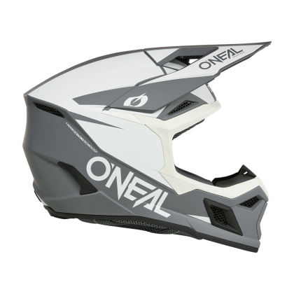 Мотокрос каска O'NEAL 3SERIES SOLID WHITE/BLACK V.26