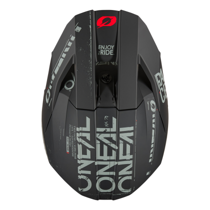 Мотокрос каска O'NEAL 3SERIES STATIC BLACK/GRAY V.25
