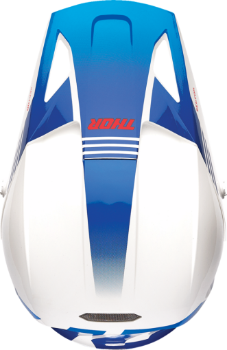 Κράνος μοτοκρός THOR SECTOR 2 CARVE ΛΕΥΚΟ/ΜΠΛΕ