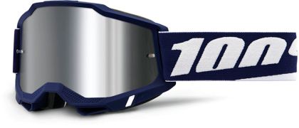 Motocross Goggles 100% ACCURI2 MIFFLIN - MIRROR SILVER