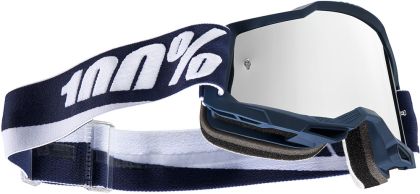 Motocross Goggles 100% ACCURI2 MIFFLIN - MIRROR SILVER