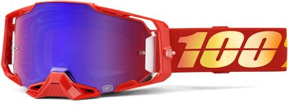 Ochelari de motocross 100% ARMEGA NUKETOWN MIRROR RED/BLUE