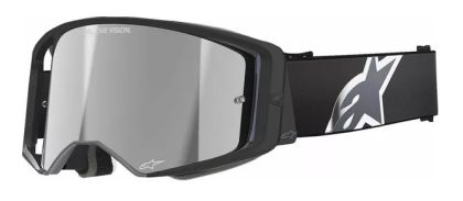 Motocross Goggles ALPINESTARS SUPERTECH CORP BLK/GRY MIRROR SILVER