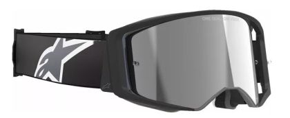 Motocross Goggles ALPINESTARS SUPERTECH CORP BLK/GRY MIRROR SILVER