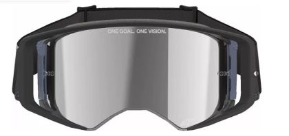 Motocross Goggles ALPINESTARS SUPERTECH CORP BLK/GRY MIRROR SILVER