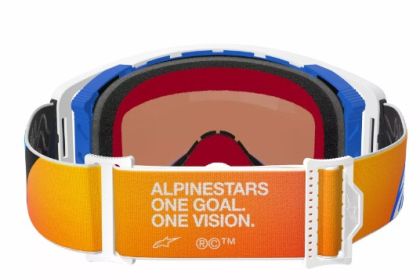 Γυαλιά Motocross ALPINESTARS SUPERTECH CORP ΜΠΛΕ/OR MIRROR-BLUE