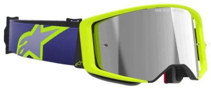 Мотокрос очила ALPINESTARS SUPERTECH CORP PURPLE/YL MIRROR-SIL