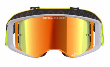 ALPINESTARS SUPERTECH CORP Γυαλιά Motocross YLW/ΓΚΡΙ ΚΑΘΡΕΠΤΗΣ-ΚΟΚΚΙΝΟ