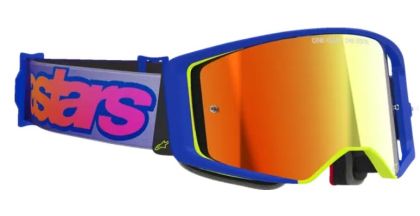 Γυαλιά Motocross ALPINESTARS SUPERTECH VISTA ΜΠΛΕ/ΚΙΤΡΙΝΟ/ΚΟΛΛΟ ΚΑΘΡΕΦΤΗΣ-ΚΟΚΚΙΝΟ