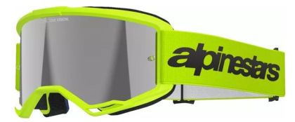 Ochelari de motocross ALPINESTARS VISION 3 WORDMARK YLW FLUO MIRROR-SIL