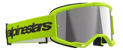 Ochelari de motocross ALPINESTARS VISION 3 WORDMARK YLW FLUO MIRROR-SIL