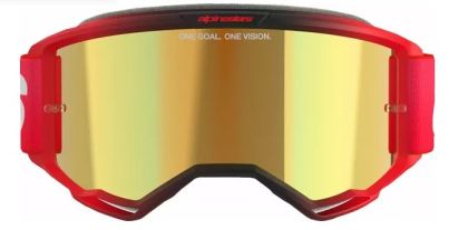 Мотокрос очила ALPINESTARS VISION 5 BLAZE RED MIRROR-GLD