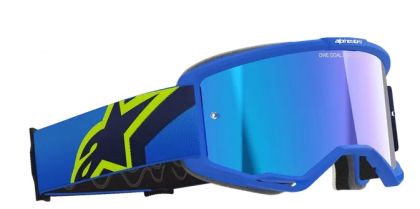 Мотокрос очила ALPINESTARS VISION 5 CORP BLUE/YELLOW MIRROR BLUE