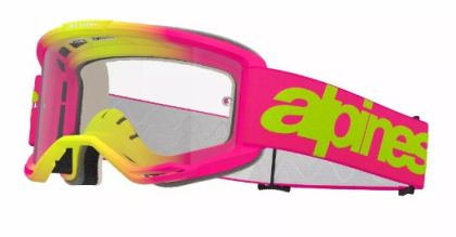 Мотокрос очила ALPINESTARS VISION 5 WORDMARK PINK/YLW CLEAR