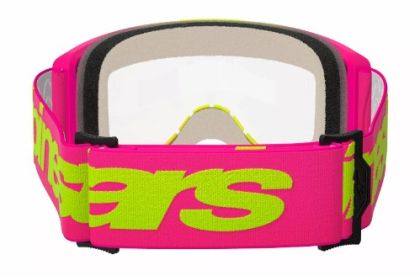 Мотокрос очила ALPINESTARS VISION 5 WORDMARK PINK/YLW CLEAR