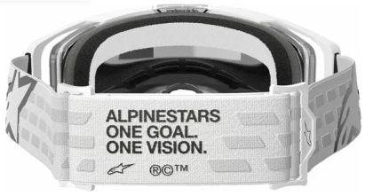 Ochelari de motocross ALPINESTARS VISION 8 CORP WHT MIRROR-SILVER