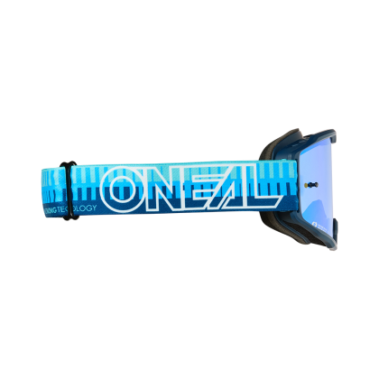 Мотокрос очила O'NEAL B-10 STRIPED BLUE/BLUE - RADIUM BLUE V.26