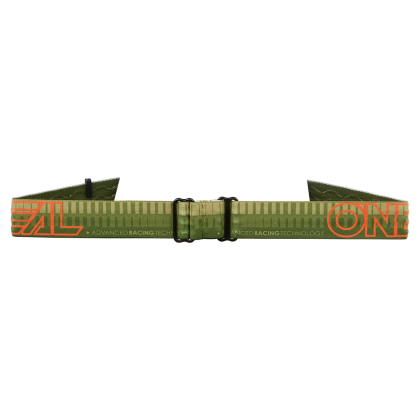 Мотокрос очила O'NEAL B-10 STRIPED GREEN/ORANGE - CLEAR V.26 