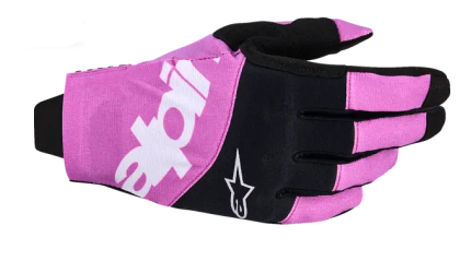 Motocross gloves ALPINESTARS TECHSTAR BLACK/GRY/PURPLE