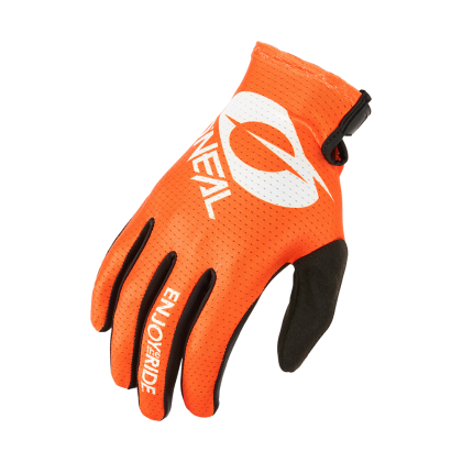Mănuși motocross O'NEAL MATRIX STACKED PORTOCALIU/ALB