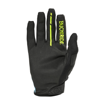Motocross gloves O'NEAL MAYHEM RESEDA DS BLACK/NEON YELLOW