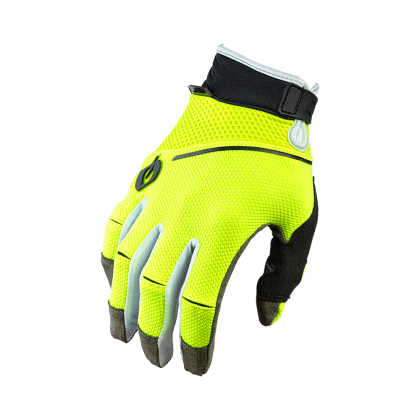 Motocross gloves O'NEAL REVOLUTION NEON YELLOW