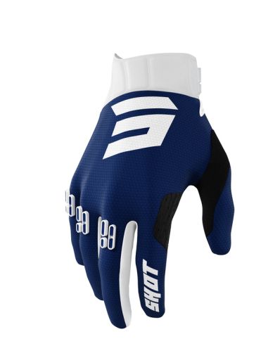 Γάντια μοτοκρός SHOT σε μπλε χρώμα