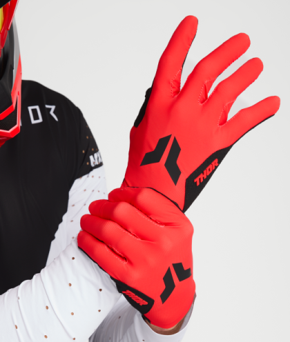Γάντια μοτοκρός THOR SPORTMODE ICONIC RED