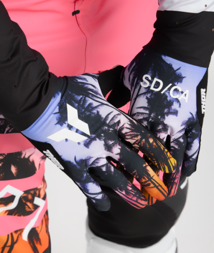 Γάντια μοτοκρός THOR SPORTMODE SD BLACK