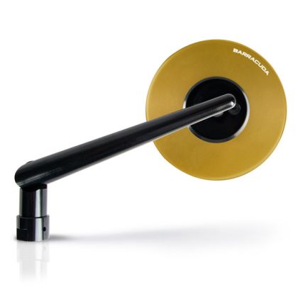 Motorcycle mirrors BARRACUDA SKIN-S B-LUX GOLD