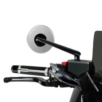 Motorcycle mirrors BARRACUDA SKIN-S B-LUX GOLD