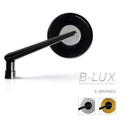 Motorcycle mirrors BARRACUDA SKIN-S B-LUX GOLD