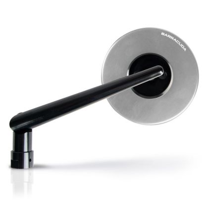 Motorcycle mirrors BARRACUDA SKIN-S B-LUX SILVER