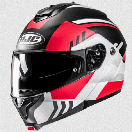 Flip-up helmet HJC C91N KAON RED