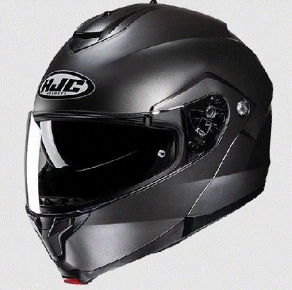 Flip-up helmet HJC C91N MATT TITANIUM